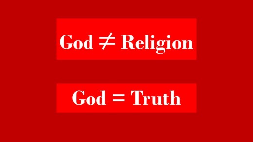 God is not religion